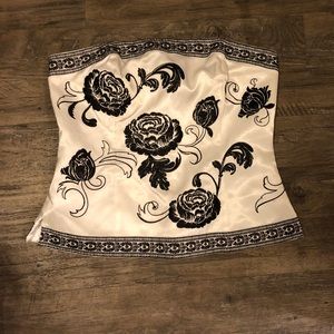 White House Black Market Strapless Shirt